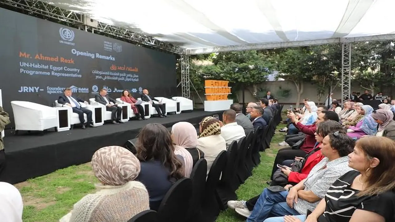 محافظ القاهرة يفتتح فعاليات أسبوع مصر الحضري بحضور نخبة من المسؤولين الحكوميين